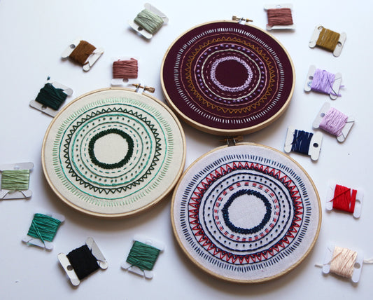 Ease: A Free Modern Embroidery Pattern