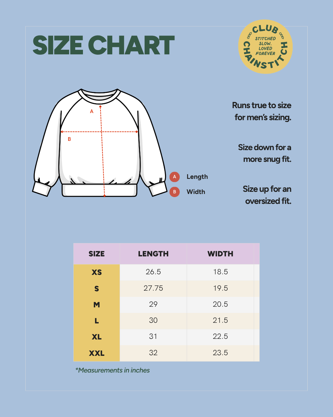 Unisex Secret Message Chainstitch Sweatshirt