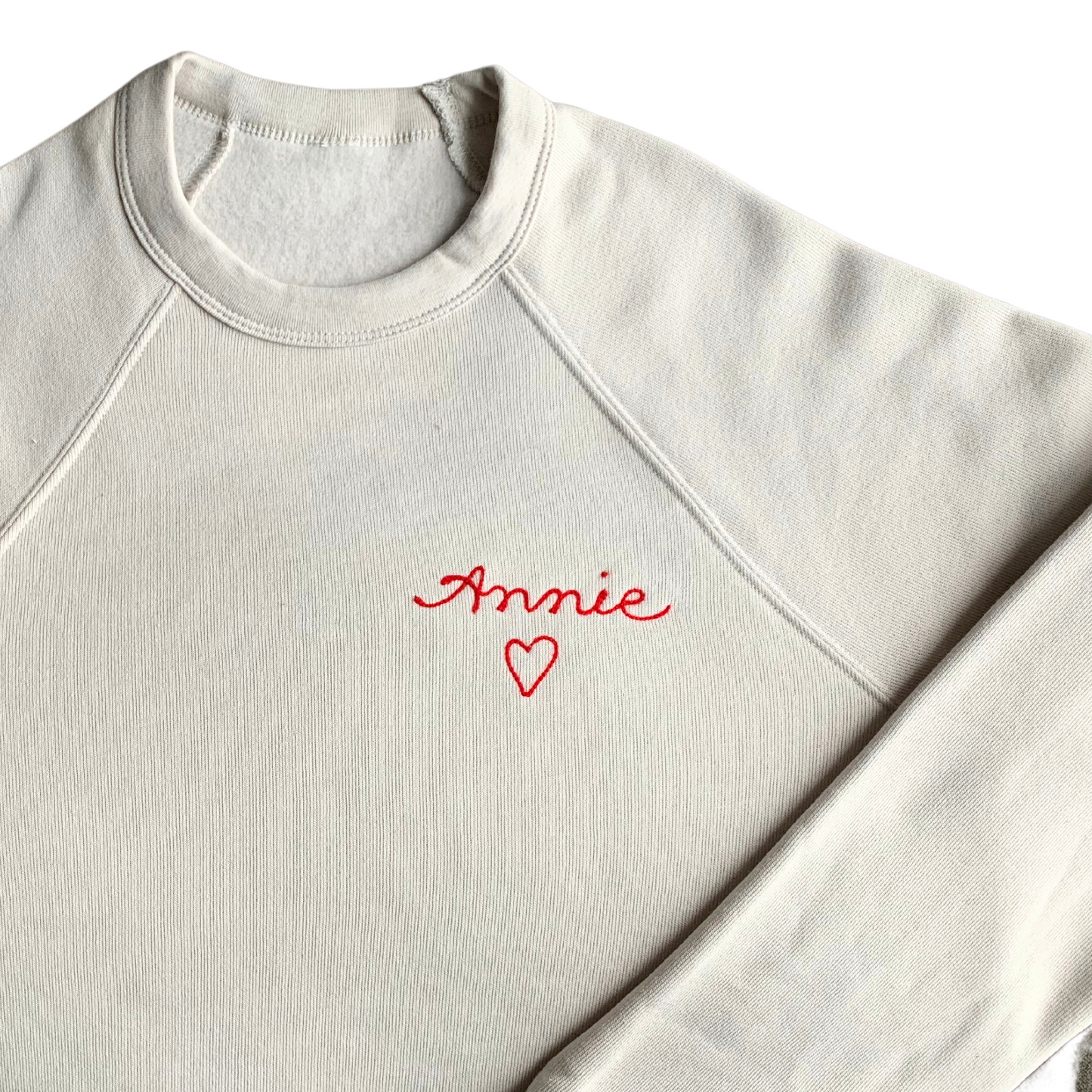 The Adult Chainstitch Sweatshirt - Cream