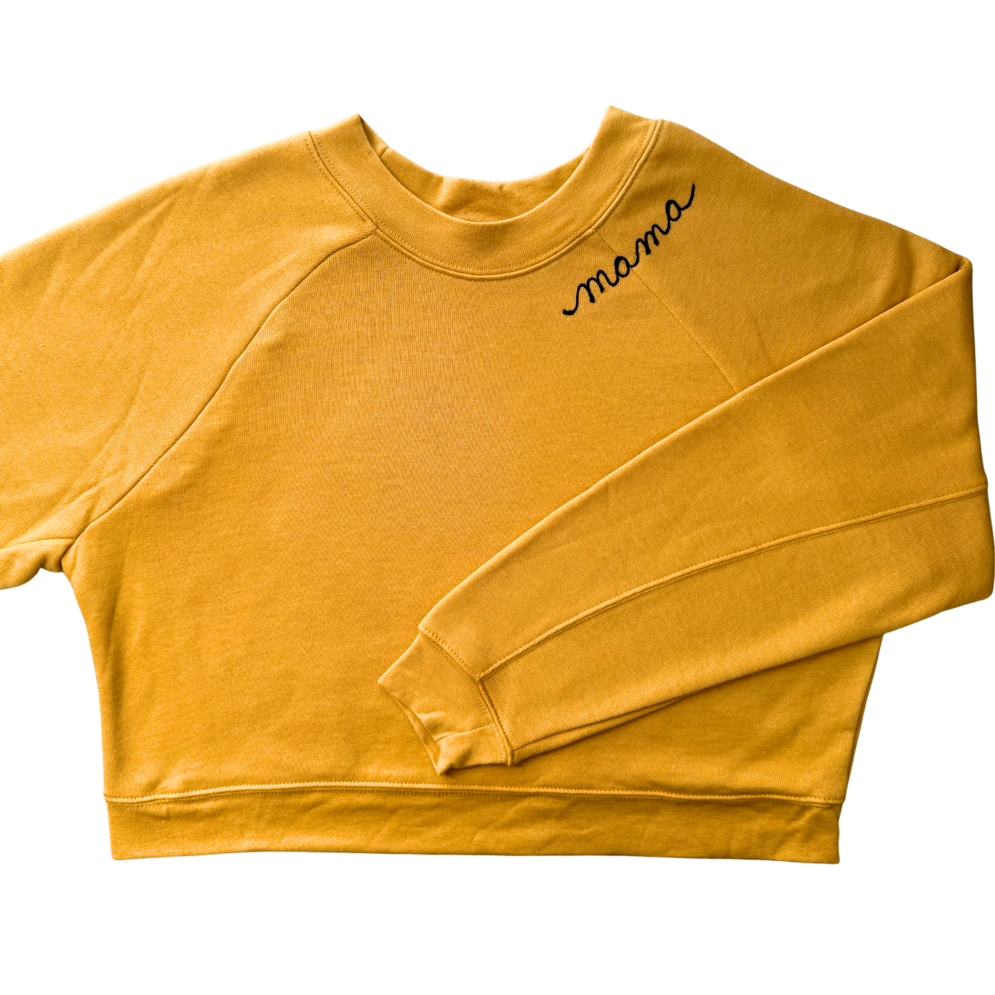 ADULT - Small Women's Cropped Mama Sweatshirt