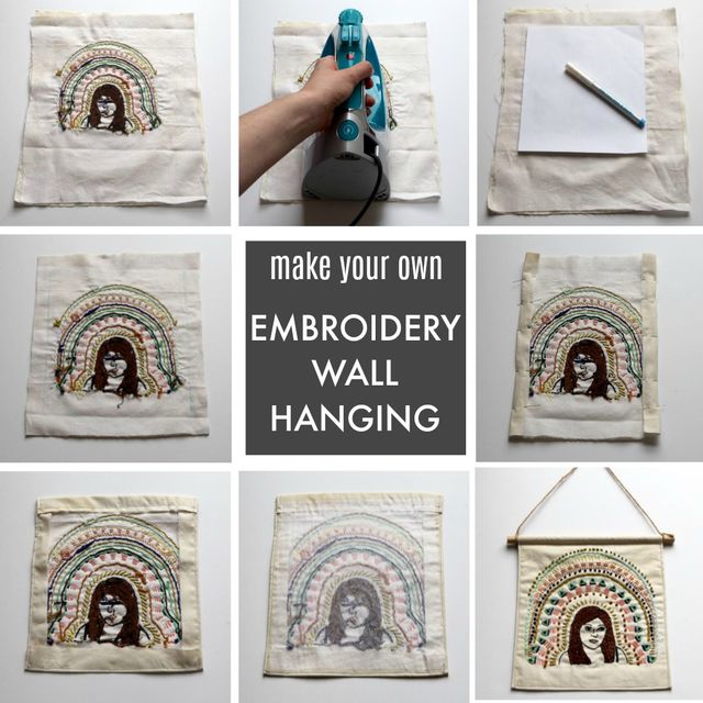 DIY Embroidery Wall Hanging