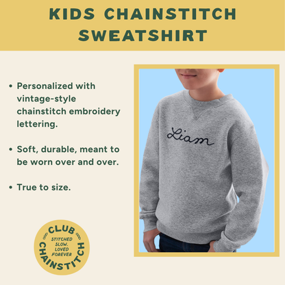 The Kids Chainstitch Sweatshirt