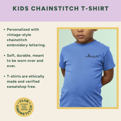 The Kids Chainstitch T-Shirt