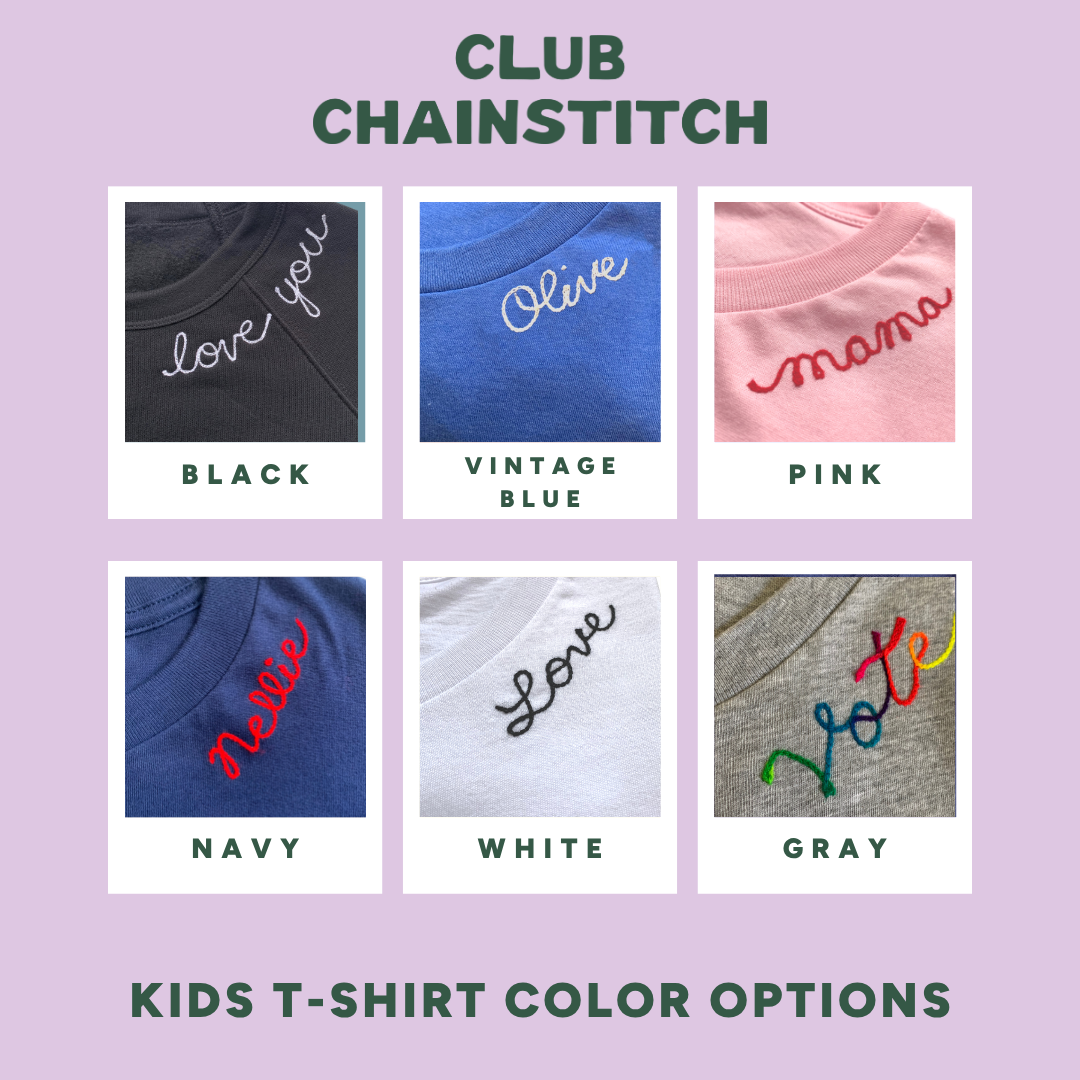 The Kids Chainstitch T-Shirt
