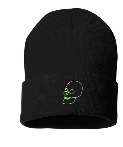 LIMITED RUN Spooky Skull Chainstitch Beanies