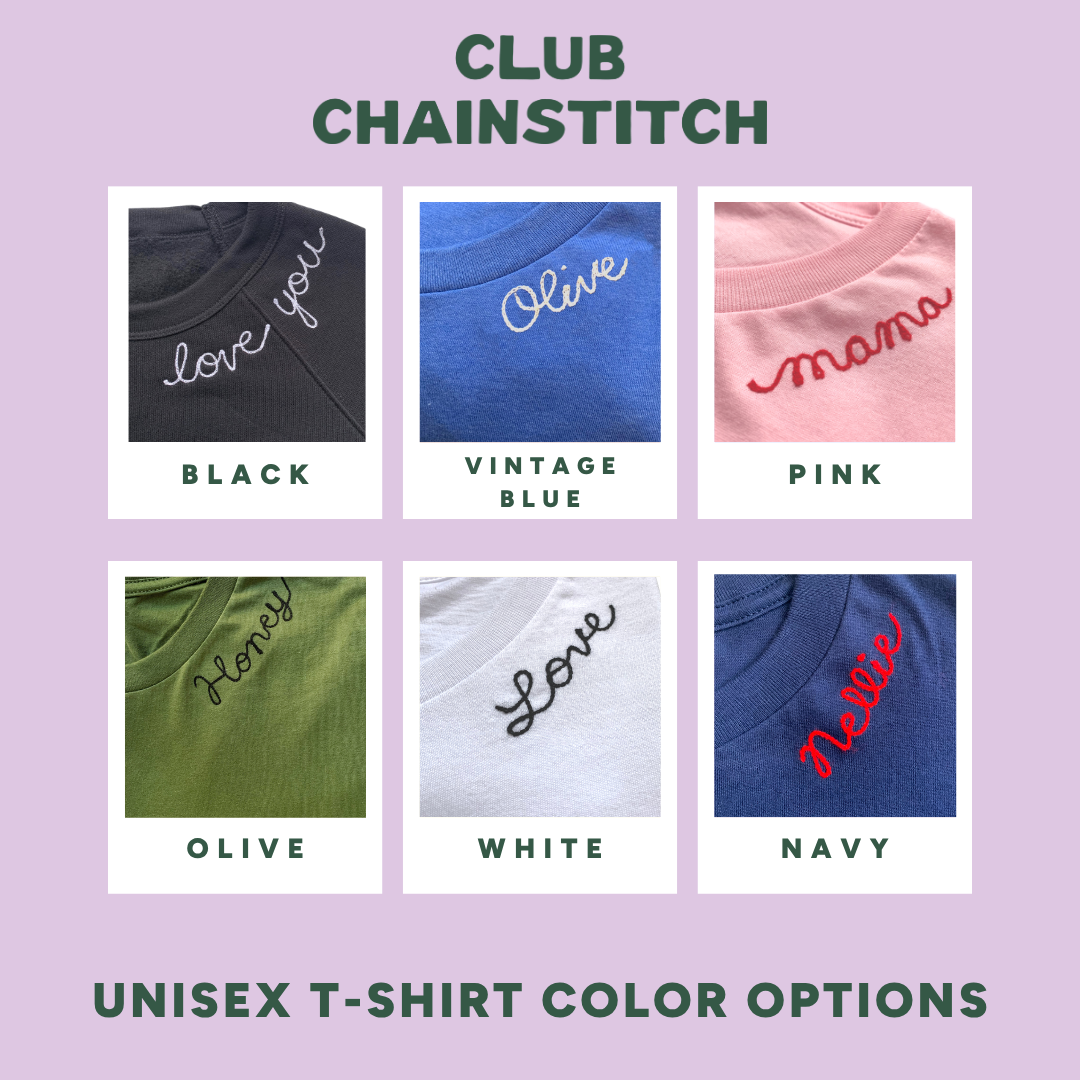 The Adult Chainstitch T-Shirt