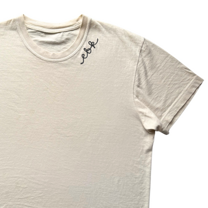 The Women's Chainstitch T-Shirt - Cream