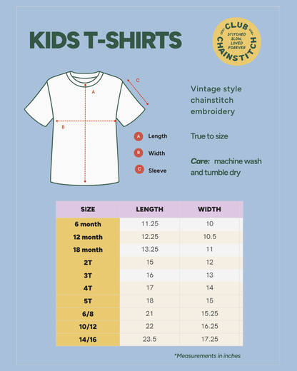 The Kids Chainstitch T-Shirt