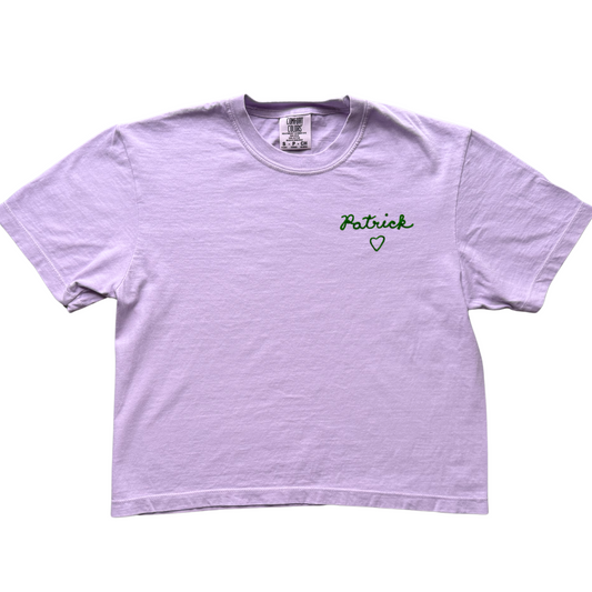 The Women's Chainstitch T-Shirt - Lavender