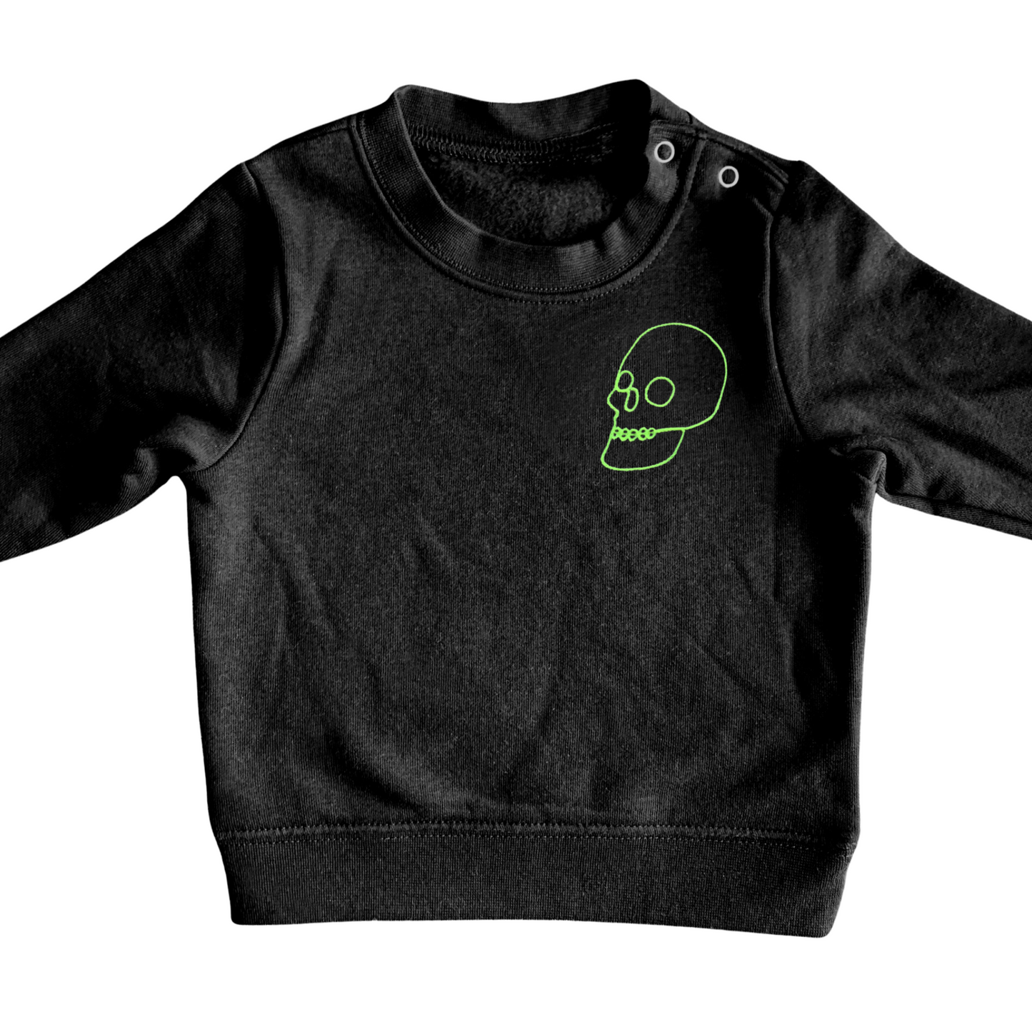 LIMITED RUN Spooky Skull Chainstitch Sweatshirt