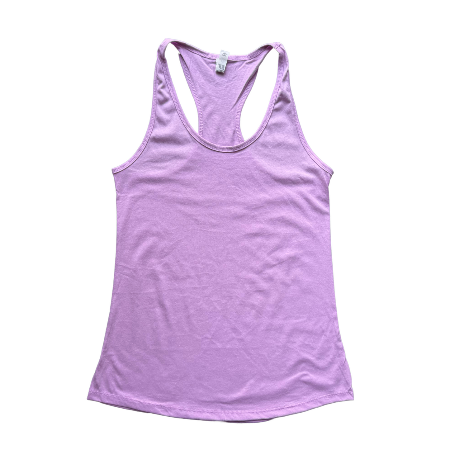 ADULT - Women's Medium Lavender Racerback Tank Top