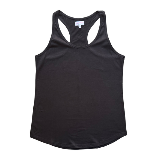 ADULT - Women's Black Racerback Tank Top (multiple sizes)