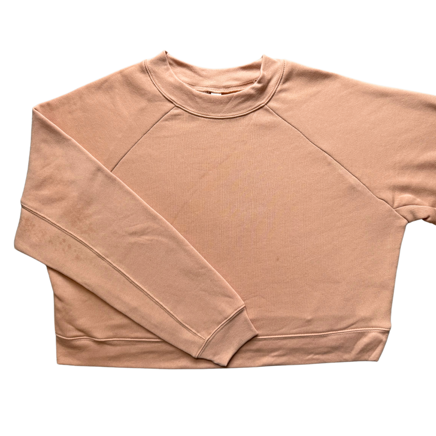 ADULT - Medium Beige Cropped Sweatshirt