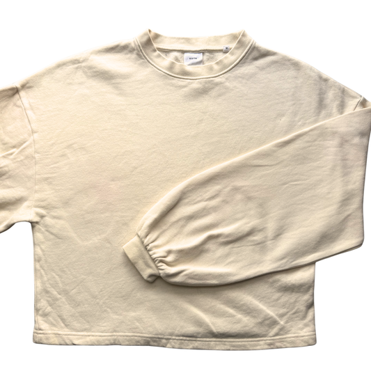 ADULT - Medium Women's Cream Crewneck