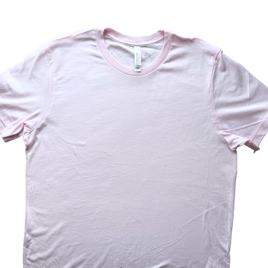 ADULT - Unisex Pale Pink T-Shirt