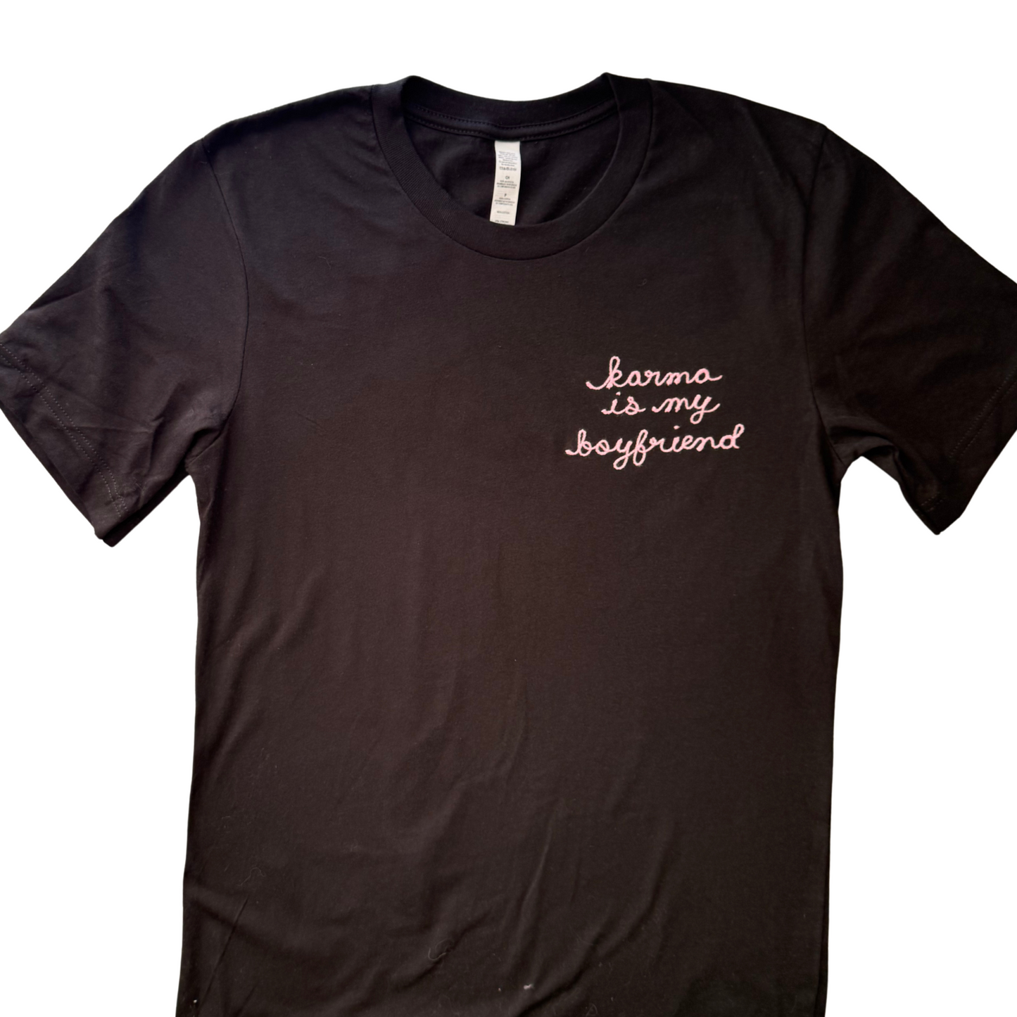 ADULT- Small Karma is My Boyfriend Tshirt