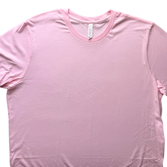 ADULT - Unisex Light Pink T-Shirt (multiple sizes)