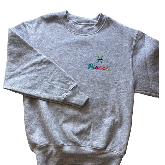 KIDS- Small 6/8 Pisces Sweatshirt