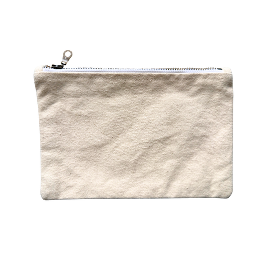 Mini Canvas Zipper Pouch