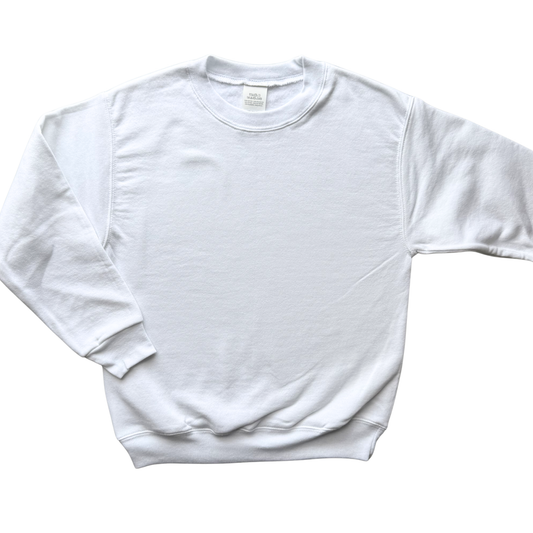 KIDS White Crewneck Sweatshirt