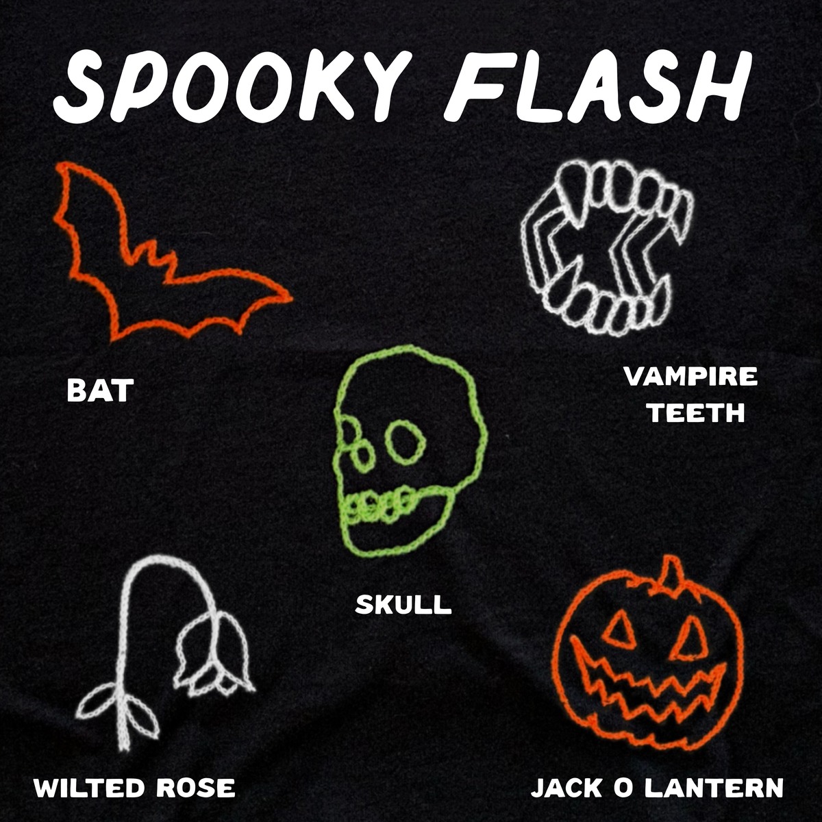 LIMITED RUN Spooky Flash Chainstitch Sweatshirt