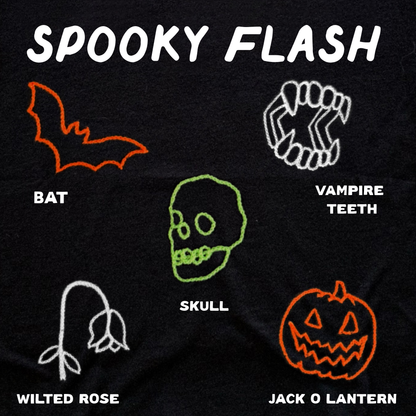 LIMITED RUN Spooky Flash Chainstitch Sweatshirt