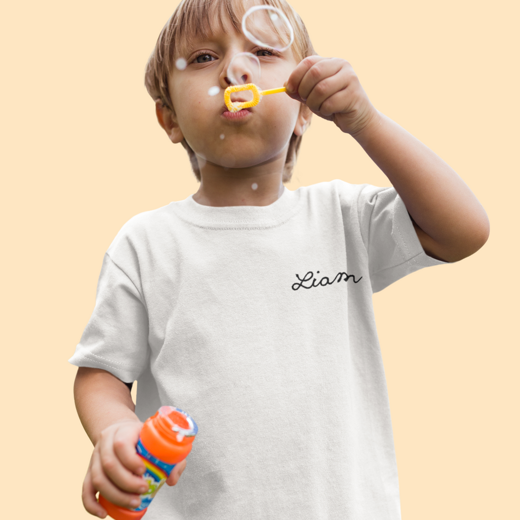 CHAIN STITCH T SHIRTS (WHITE) main image 0