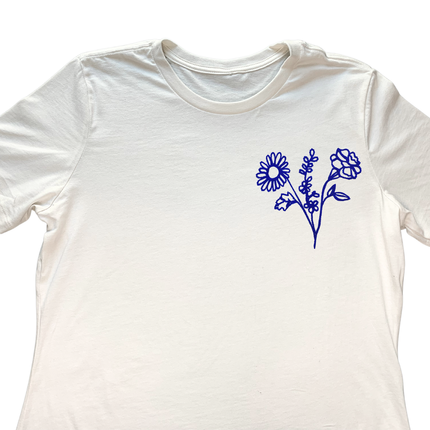 The Birth Flower T-Shirt - Cream