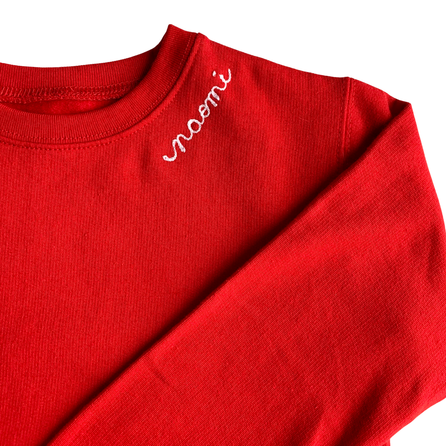 The Kids Chainstitch Sweatshirt - Red