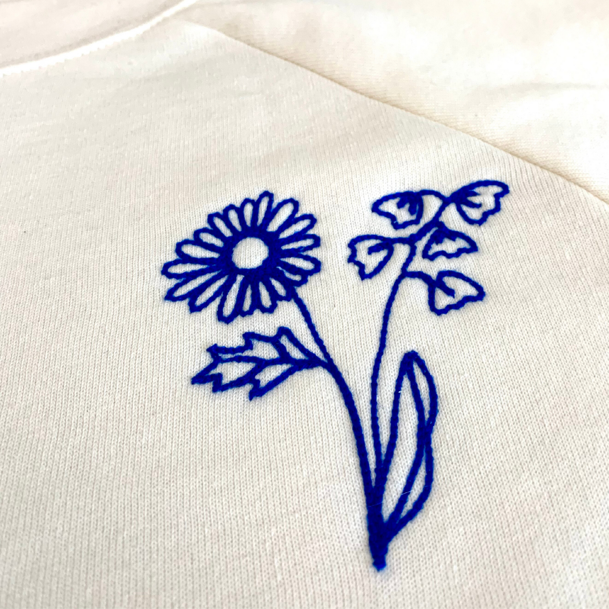 Hand Embroidered Floral White Pocket T-shirt, Wildflower Embroidered  Pocket, Womens Embroidered Shirt, Embroidered Tee, Flower T-shirt -   Canada